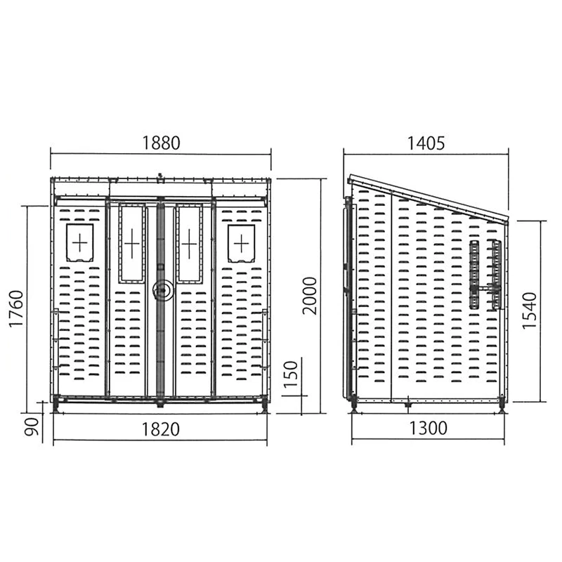 CleanBOX LLサイズ 技術図面